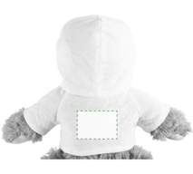 Urso de pelúcia com capuz